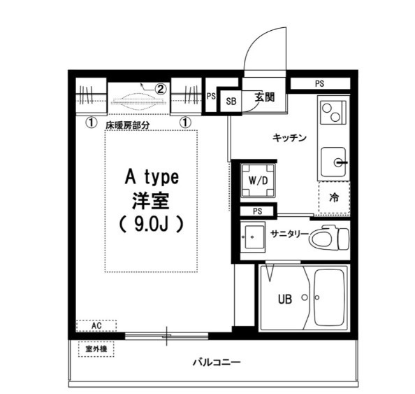 リブリ・Nの間取り