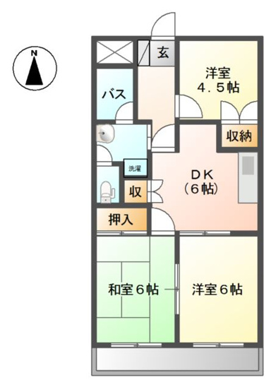 【間取り】 | パープルメゾン