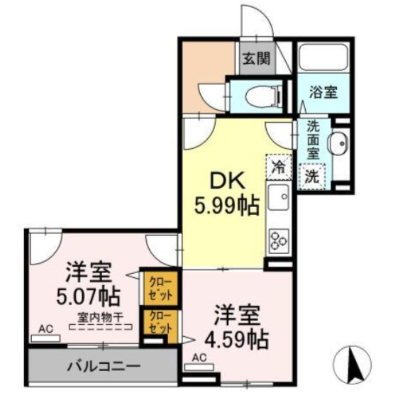 グラナーデ目白御留山の間取り