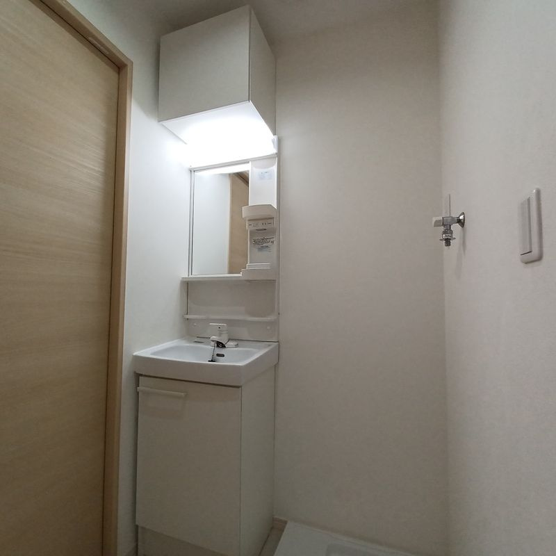 アフェット稲毛Ⅲの洗面所