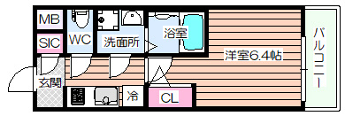 【間取り】 | エスリードレジデンス大阪福島フロント
