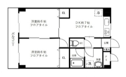 湯島台レジデンスの間取り|間取りです。