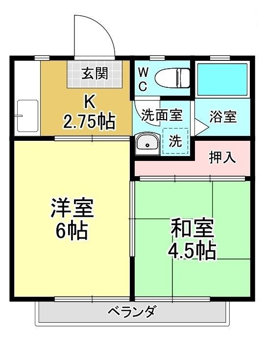 ハイヒルズの間取り
