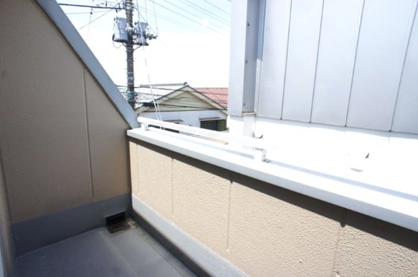 富士マンション若宮のバルコニー