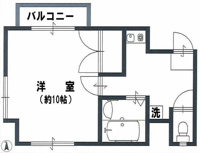 富士マンション若宮の間取り