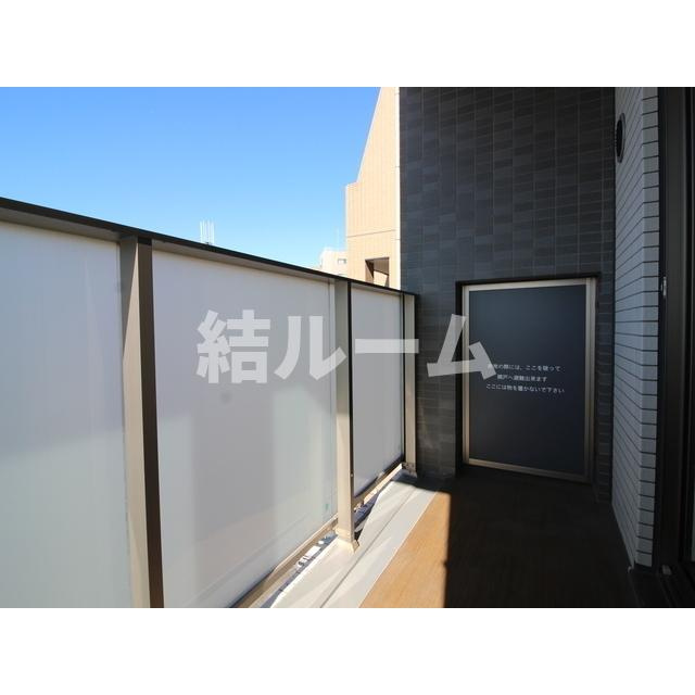 北区滝野川７丁目の賃貸マンションのバルコニー