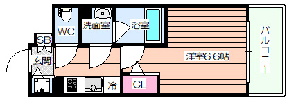 【間取り】 | エスリードレジデンス梅田マークス