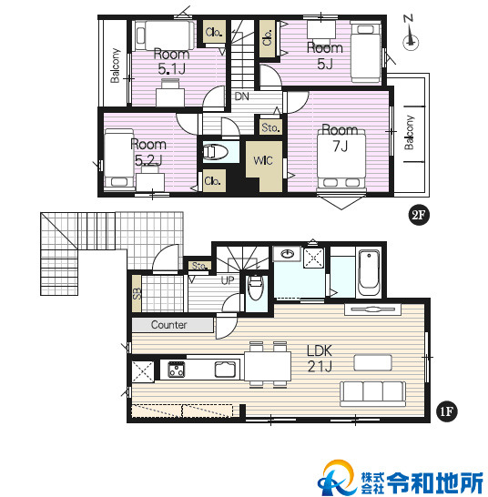 新築戸建　藤沢市辻堂東海岸1丁目の間取り