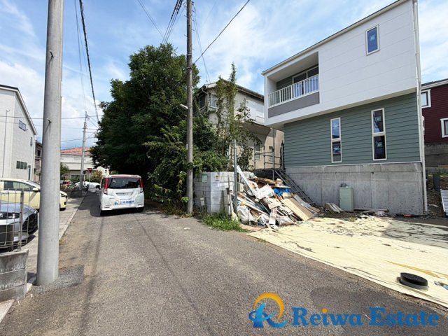 新築戸建　藤沢市辻堂東海岸1丁目の前面道路含む現地写真