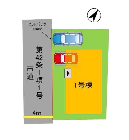 福岡市南区井尻2丁目第3-1棟（1号棟）の区画図|配置図