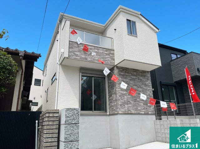 高槻市真上町　第1期　新築一戸建ての外観|安心の10年保証！外観を美しく保ち、雨水で汚れを落とします！気になることがありましたら、お気軽にお問い合わせください！