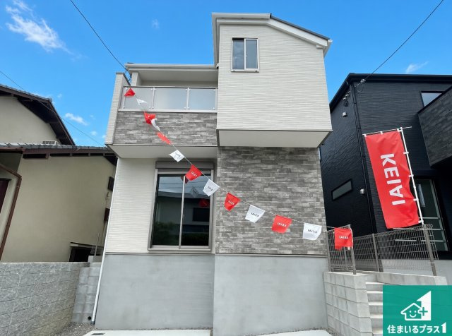 高槻市真上町　第1期　新築一戸建ての外観|お客様に長く安心して住んでいだだける事にこだわった家づくり！住んでからのアフターサービスにもしっかりと取り組んでいます！