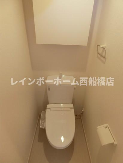 松戸市新松戸北１丁目のアパートのトイレ