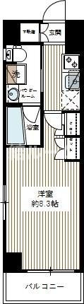 板橋区東新町１丁目の賃貸マンションの間取り