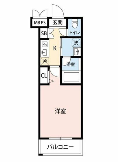 【間取り】 | ハーモニーレジデンス羽田ウエスト＃００２