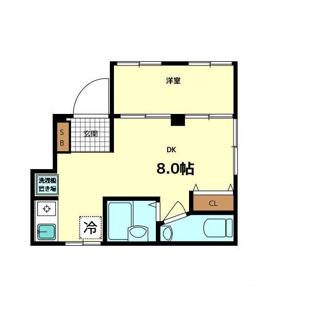 メゾン椎名町の間取り|間取りです。