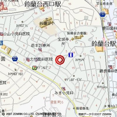 神戸ヒルズⅡの地図