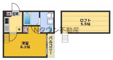 【間取り】 | リバティ八田 | 間取りです