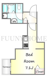 【間取り】 | フルール | 人気の角部屋♪