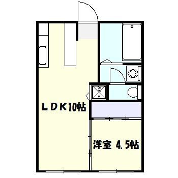 カーサ川辺の間取り