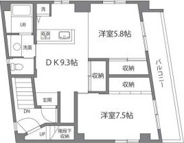 【間取り】 | ラ・ヴェル上北沢 | 間取りです。