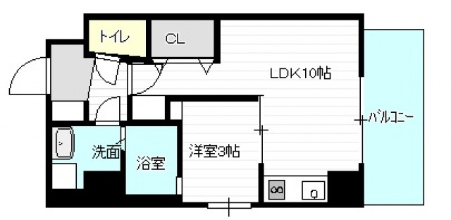 鶴見橋Grandeの間取り