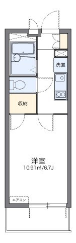 レオパレスブオーノの間取り