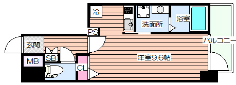 【間取り】 | プレサンス立売堀パークシティ