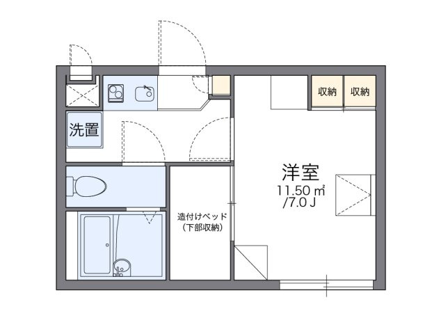 レオパレス高須の間取り