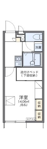レオパレスＭＫの間取り