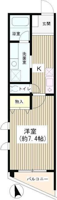 フレール南長崎の間取り