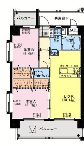 【間取り】 | Sky DesignII | Sky DesignIIの間取り