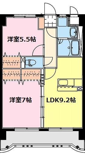 【間取り】 | Prendre 青葉 | Prendre 青葉の間取り
