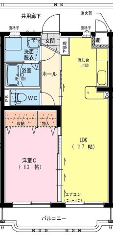 【間取り】 | レザンス波島 | 間取り