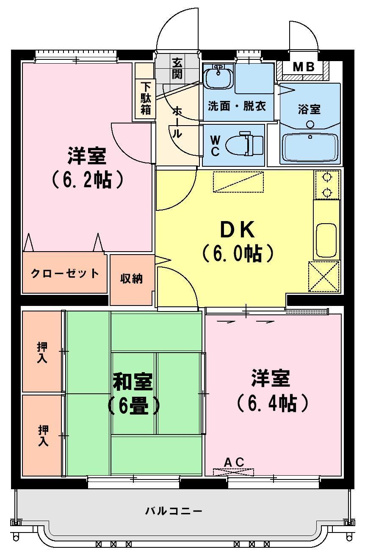 【間取り】 | ユーミーいちまるI | 間取り図