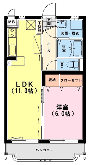 【間取り】 | ユーミー上平野 | 間取り図