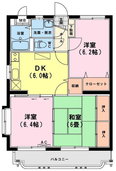 【間取り】 | ユーミーいちまるI | 間取り図