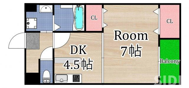【間取り】 | ベルダァーⅲ番館