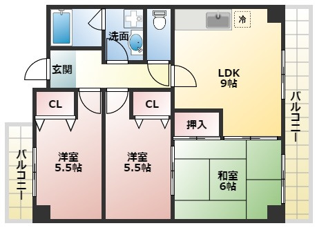 【間取り】 | ハーヴェスト今川