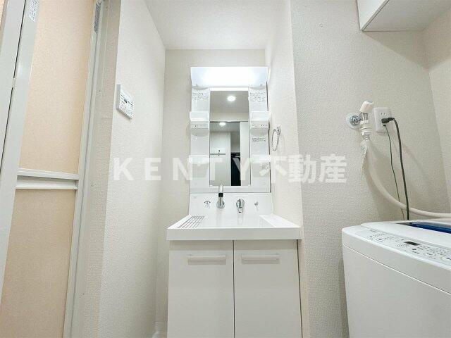 【洗面所】 | ｂ′ＣＡＳＡ　糀谷 | 使いやすい洗面所です