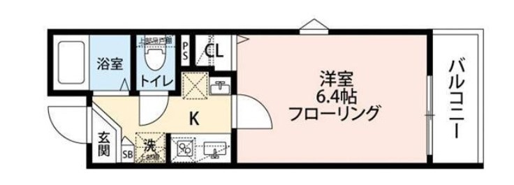 中野区若宮１丁目のアパートの間取り