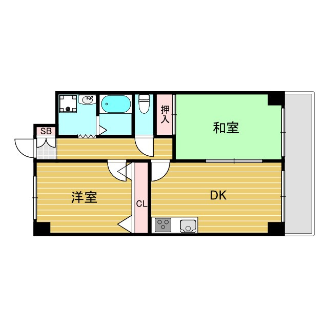 テラートⅠの間取り
