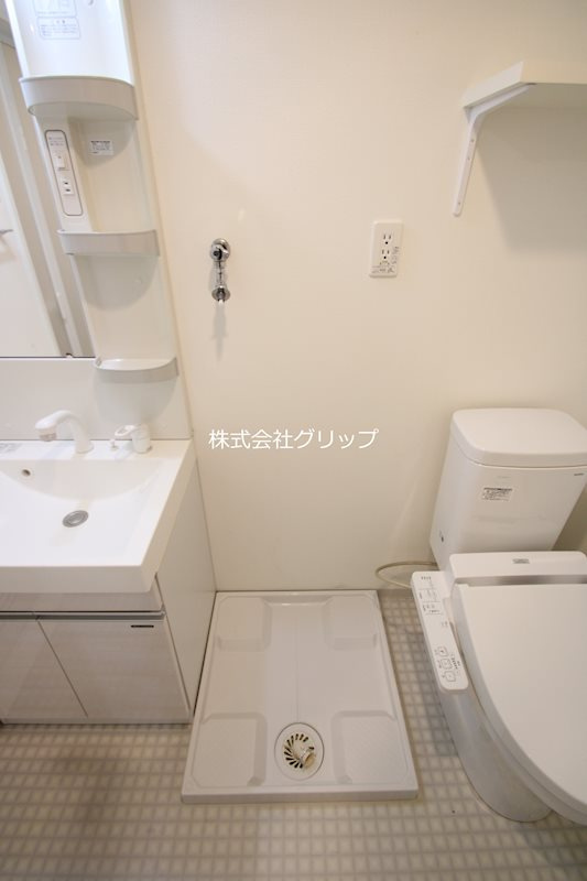 横浜市南区睦町１丁目の賃貸マンションの洗面所