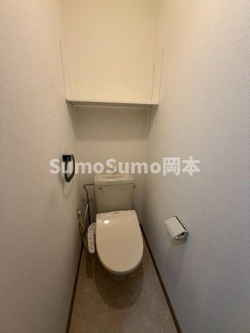 神戸市東灘区魚崎北町１丁目のアパートのトイレ|シンプルで使いやすいトイレです