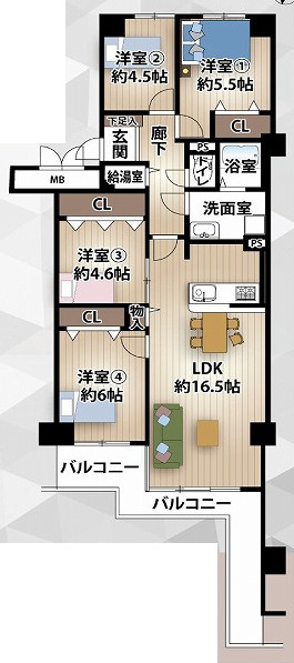 【間取り】
