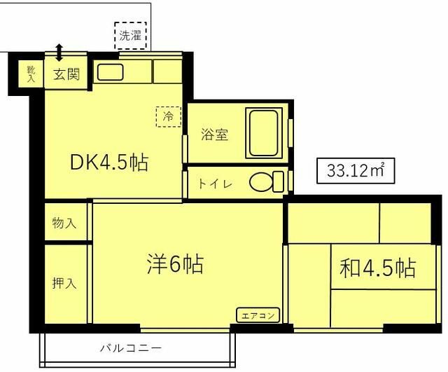 石田荘の間取り