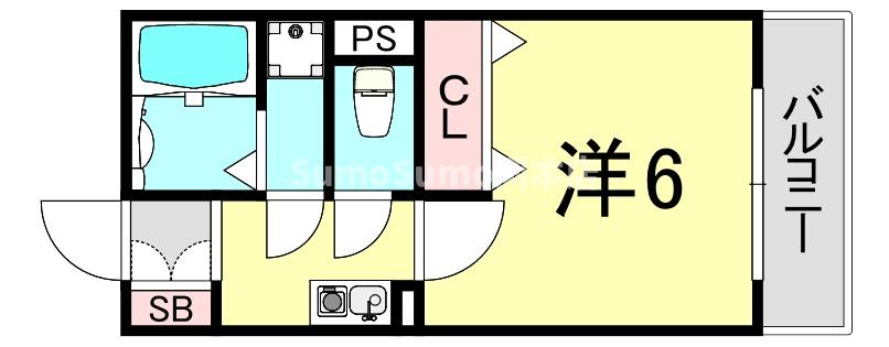 パピヨン青木の間取り