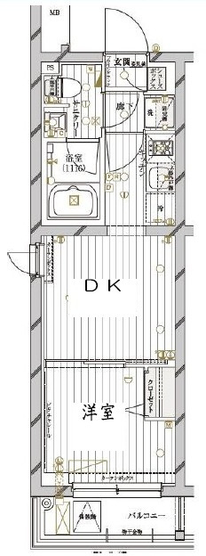レガリス目黒西小山の間取り|間取りです。