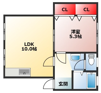 【間取り】 | 羽衣団地C棟