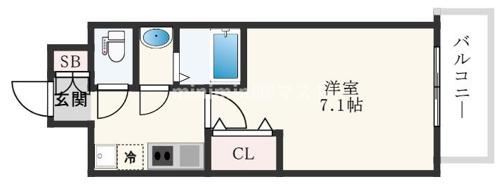 LIVIAZ OSAKA Veriteの間取り